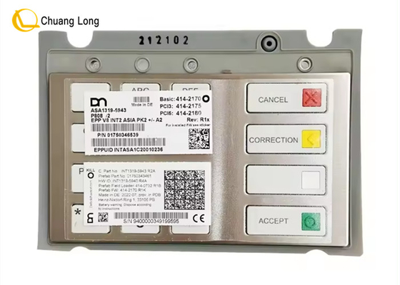 Bộ phận ATM Diebold Nixdorf DN200 DN450 DN470 DN490 EPP V8 INT ASIA PK2+ -A2 Keypad Keyboard 01750346539 1750346539