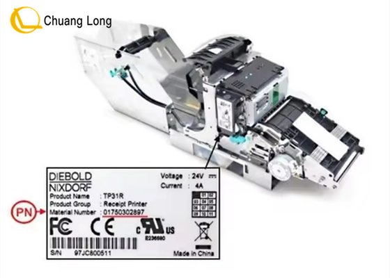 Máy ATM phụ tùng phụ tùng WINCOR DN200 TP31R máy in biên lai với thu hồi 1750302897 01750302897