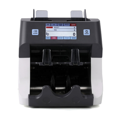 4.3 inch 2 + 1 túi hỗn hợp máy phân loại giấy tờ ngân hàng Tiền mặt máy tính hóa đơn CL-208C