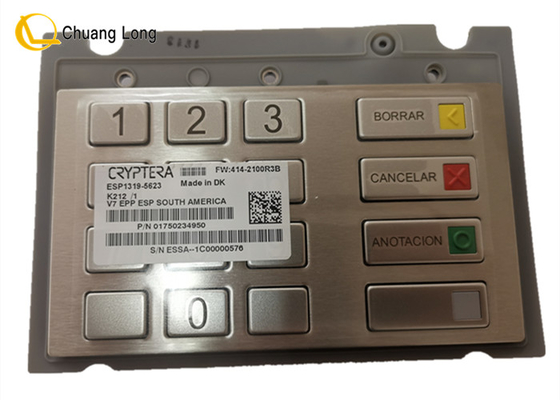 Bộ phận máy ATM Diebold Nixdorf DN V7 EPP Bàn phím Bàn phím Pinpad 01750234950 750234950