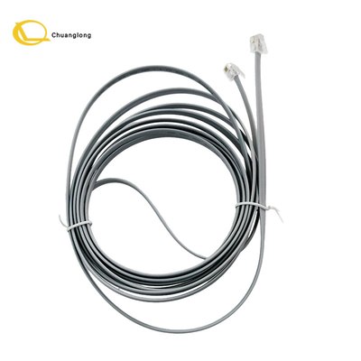 Bộ phận máy ATM NCR Cáp 12ft 4M RJ11 đến RJ11 Cáp màn trập 0090023178