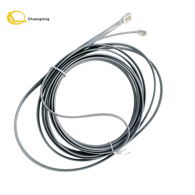 Bộ phận máy ATM NCR Cáp 12ft 4M RJ11 đến RJ11 Cáp màn trập 0090023178