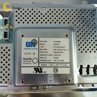 009-0025272 445-0713769 Inch Tiêu chuẩn Brite NCR Tự phục vụ 66xx 15 LCD NCR 6625 Màn hình Hiển thị 0090025272 4450713769