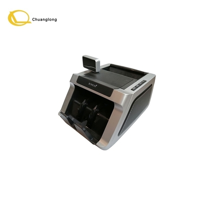 Máy đếm tiền JUNUO C05 màu đen có màn hình LED, máy đếm và kiểm tra tiền cho quầy giao dịch ngân hàng