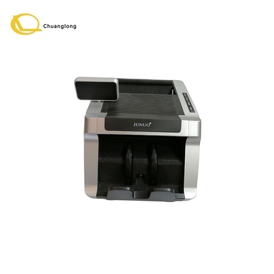 Máy đếm tiền JUNUO C05 màu đen có màn hình LED, máy đếm và kiểm tra tiền cho quầy giao dịch ngân hàng