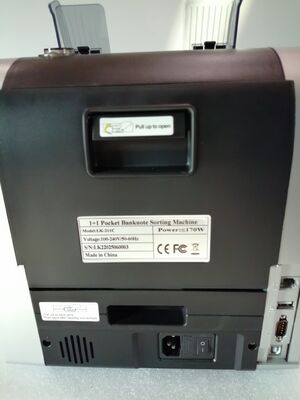 Máy phân loại tiền giấy túi 1+1 Máy phát hiện tiền mặt Đen với màn hình LED LK22025060003