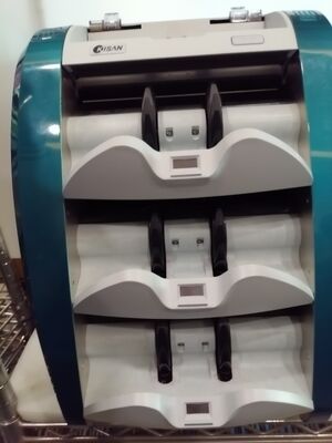 Máy phân loại giấy tờ Kisan Máy kiểm tra tiền xanh với màn hình LED Smart K3 S16E01-3659