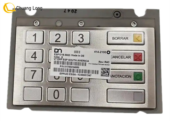ESCROW EPP Chiếc máy ATM Diebold Nixdorf DN V7 EPP Bàn phím Keypad Pinpad 01750234950 1750234950