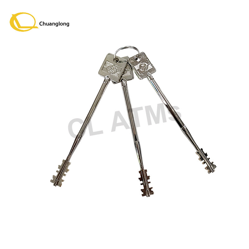 Máy ATM Wincor Phụ tùng phụ tùng Wincor Nixdorf Safe Key Set 141mm 01750114195 1750114195