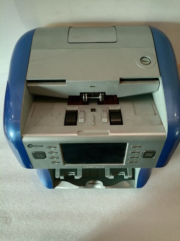 Máy đếm tiền và phân loại tiền giấy Kisan, màu đen, có màn hình LED N16H05-Z15601