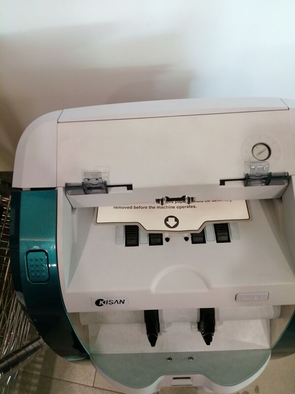 Máy phân loại giấy tờ Kisan Máy kiểm tra tiền xanh với màn hình LED Smart K3 S16E01-3659