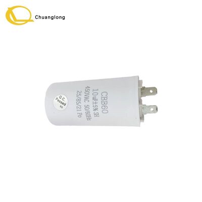 Giá tốt CBB60 60μF 450V AC Motor Run Capacitor 2-Wire 50/60Hz 50×95mm NCR Wincor Diebold ATM CRM Selfserv Kiosk Máy ngân hàng Chiếc phụ tùng trực tuyến