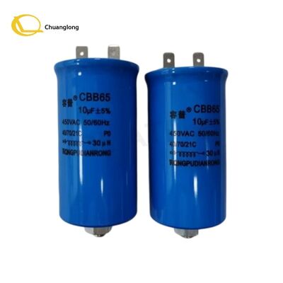 Giá tốt 0090008121 NCR Capacitor 10uF 450V ATM Machine Parts NCR S1 Capacitor RUN 8UF 10UF 450V 5060HZ Trực tuyến
